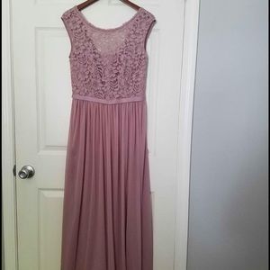 David’s bridal quartz bridesmaid dress